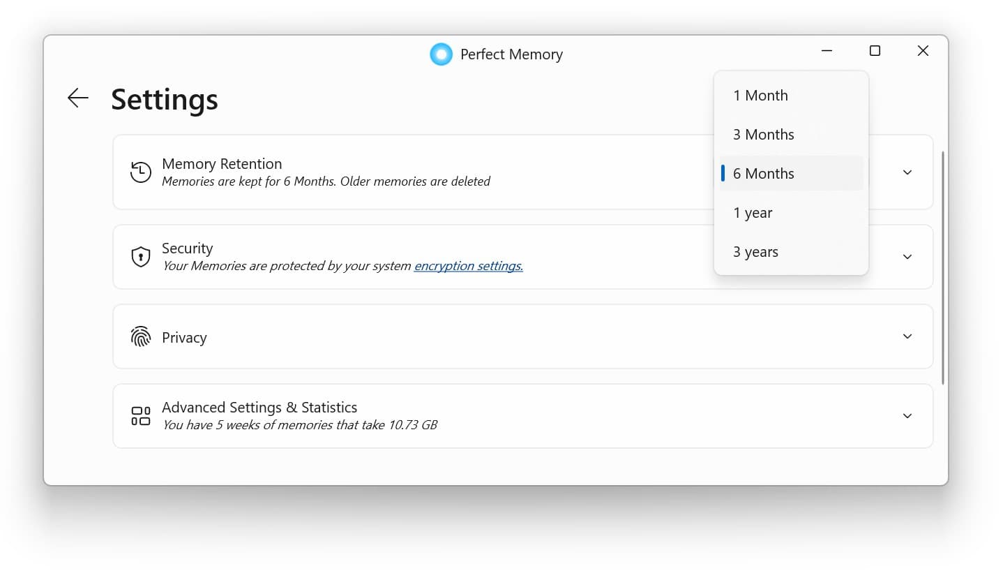 Storage statistics