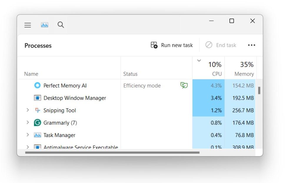 Storage statistics